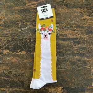 Knee Length Socks Llama Queen Sock it to Me